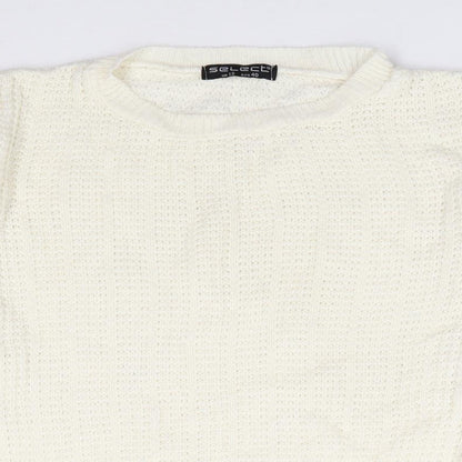 Womens UK Size 12 Select Ivory Pullover Jumper