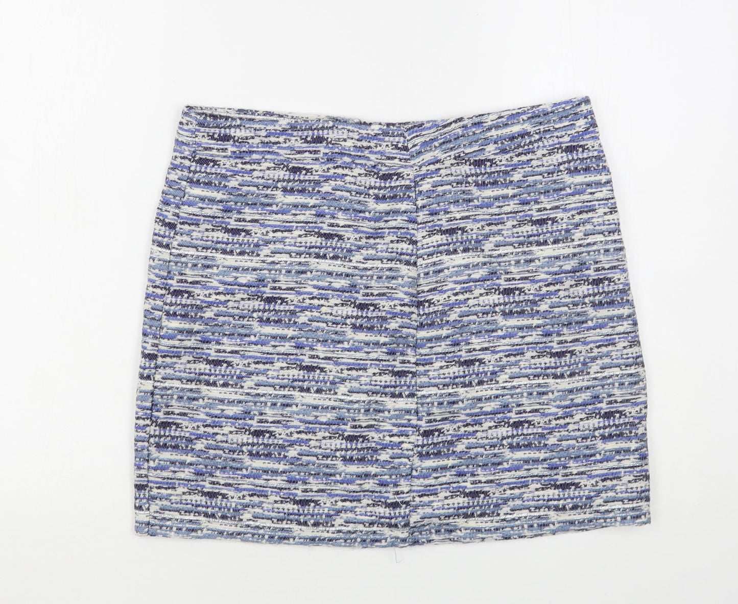 Twenty 29 Womens Blue Striped Cotton Mini Skirt Size 34 in