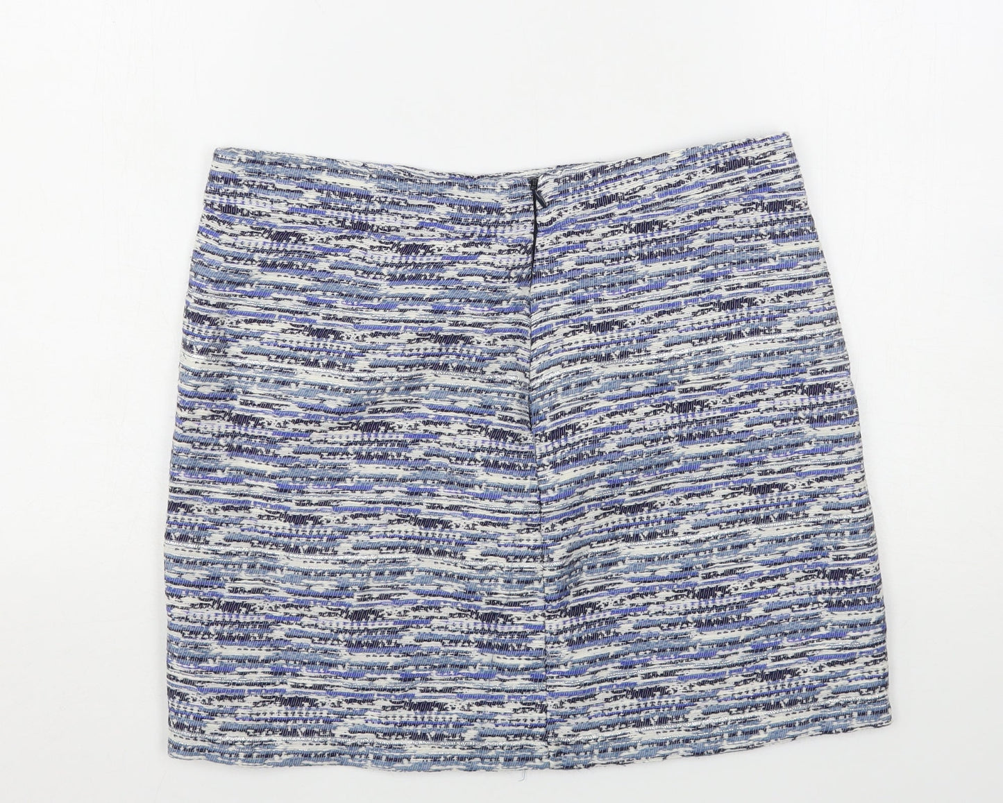 Twenty 29 Womens Blue Striped Cotton Mini Skirt Size 34 in