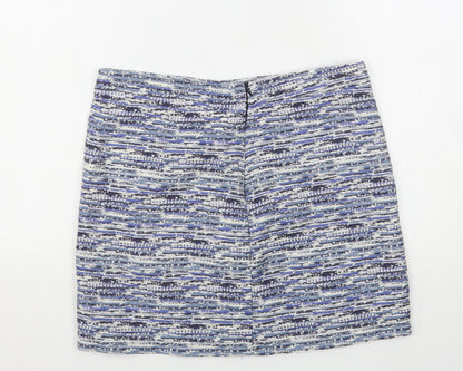 Twenty 29 Womens Blue Striped Cotton Mini Skirt Size 34 in