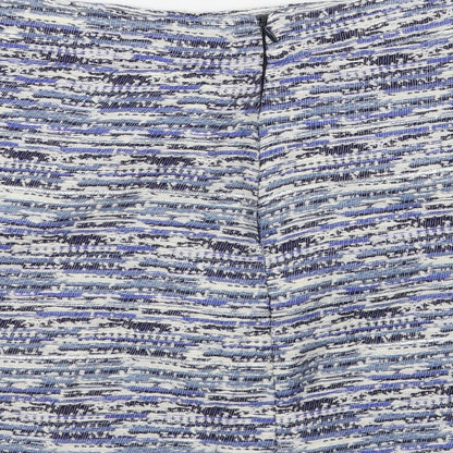 Twenty 29 Womens Blue Striped Cotton Mini Skirt Size 34 in