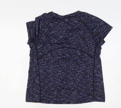 Womens UK Size 10 Atmosphere Multicoloured Basic T-Shirt