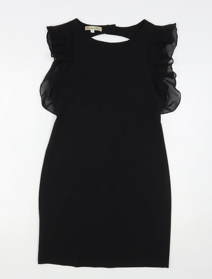Cameo Rose Womens Black  Polyester Mini  Size 12  Round Neck