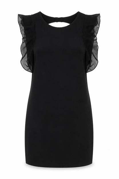 Cameo Rose Womens Black Polyester Mini Size 12 Round Neck