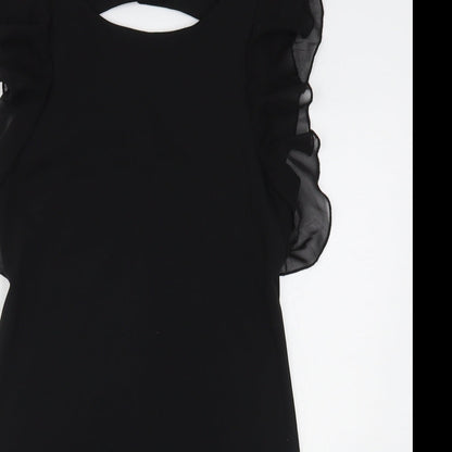 Cameo Rose Womens Black  Polyester Mini  Size 12  Round Neck