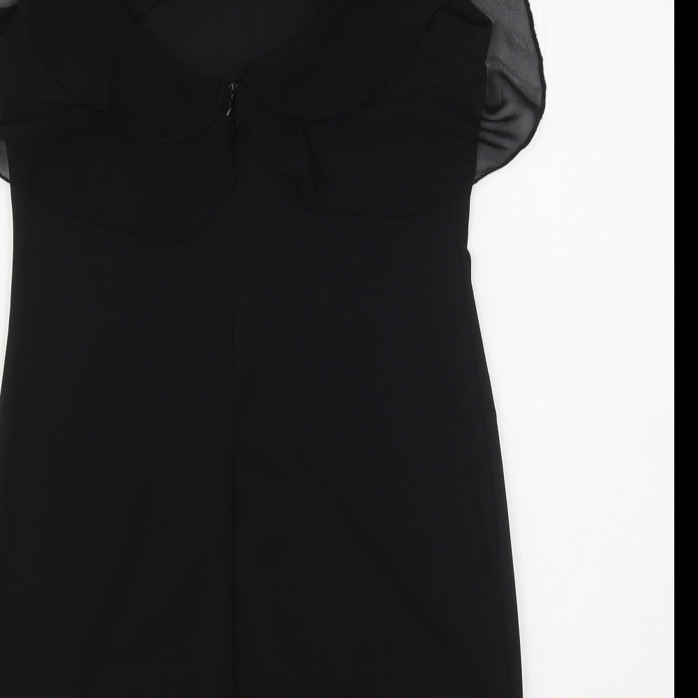 Cameo Rose Womens Black  Polyester Mini  Size 12  Round Neck