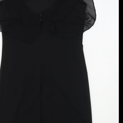 Cameo Rose Womens Black  Polyester Mini  Size 12  Round Neck