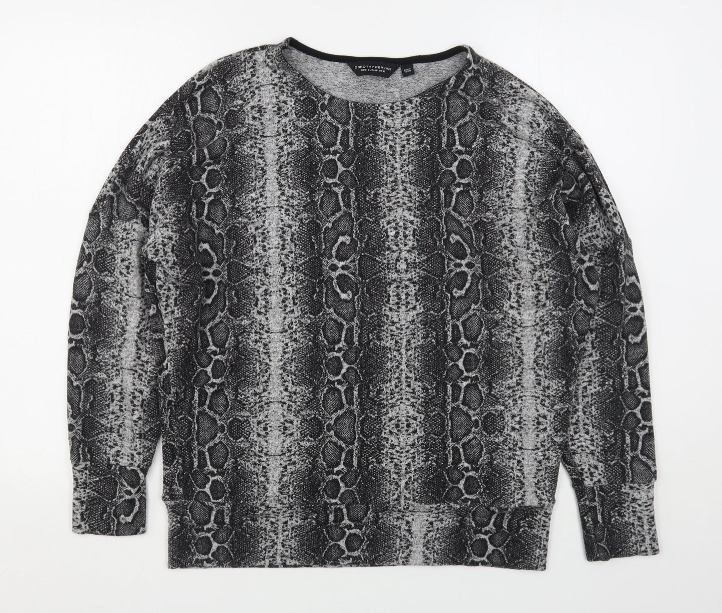 Womens UK Size 12 Dorothy Perkins Grey Pullover Jumper