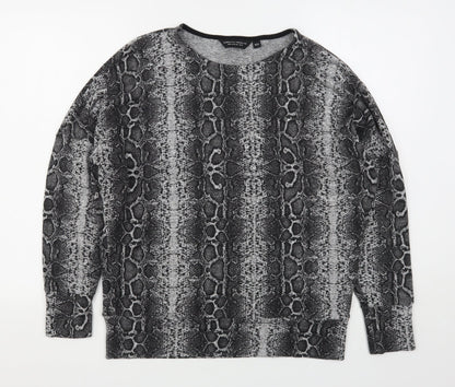 Womens UK Size 12 Dorothy Perkins Grey Pullover Jumper