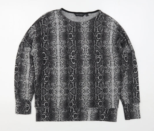 Womens UK Size 12 Dorothy Perkins Grey Pullover Jumper