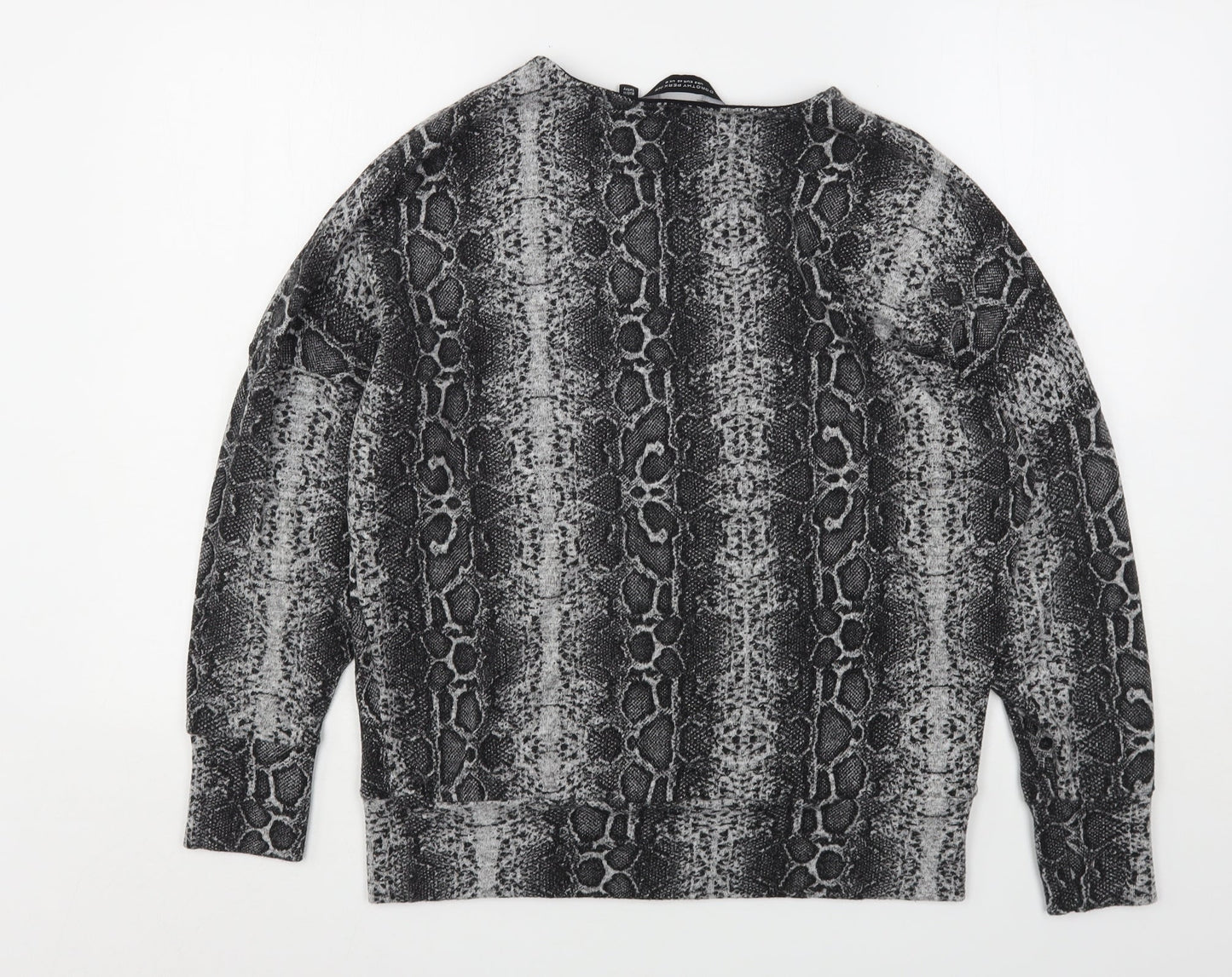 Womens UK Size 12 Dorothy Perkins Grey Pullover Jumper