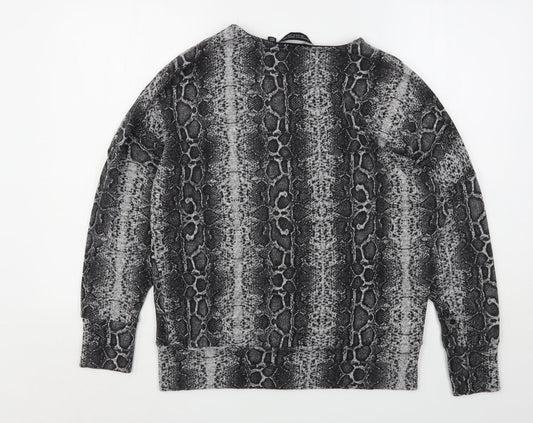 Womens UK Size 12 Dorothy Perkins Grey Pullover Jumper
