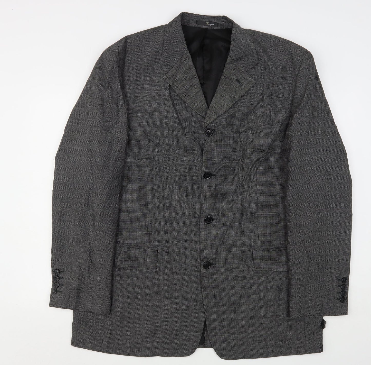 Mens UK Size 44 Ciro Citterio Regular Grey Suit Jacket