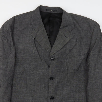 Mens UK Size 44 Ciro Citterio Regular Grey Suit Jacket