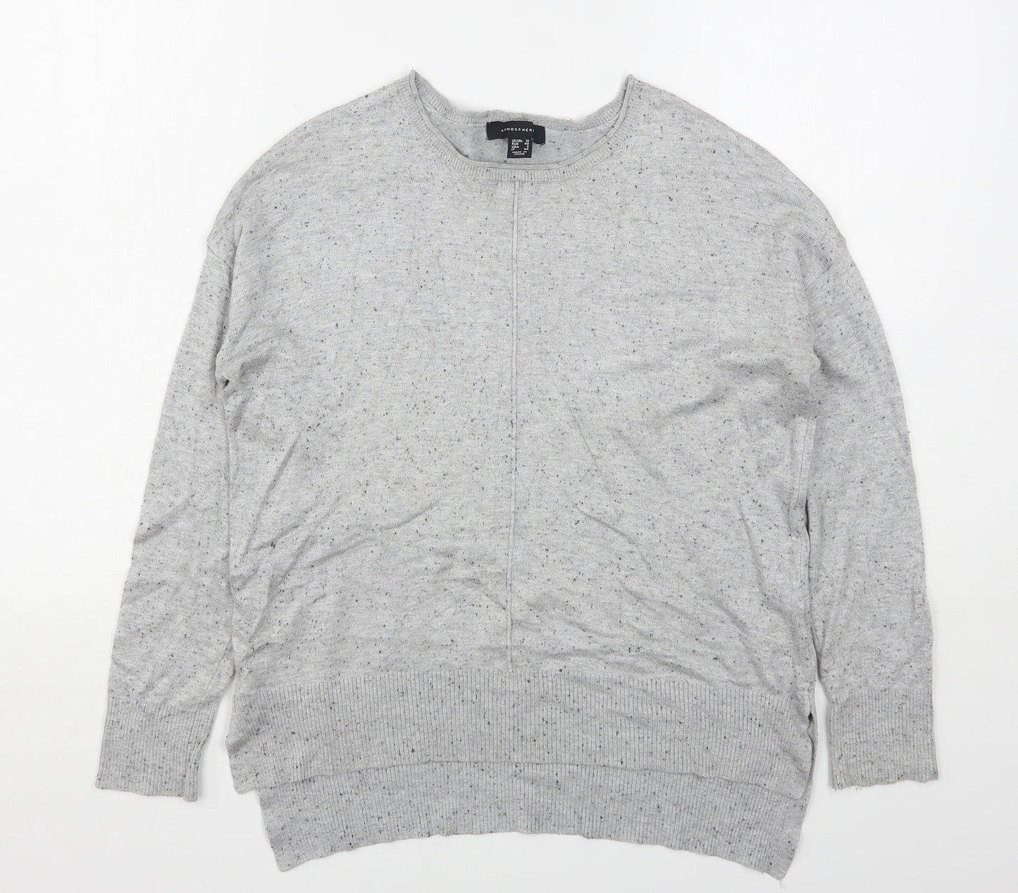 Womens UK Size 12 Atmosphere Grey Pullover Jumper