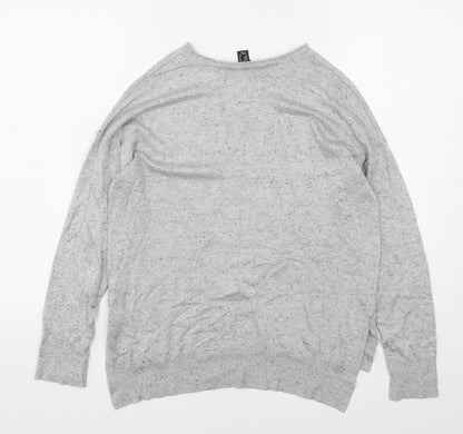 Womens UK Size 12 Atmosphere Grey Pullover Jumper