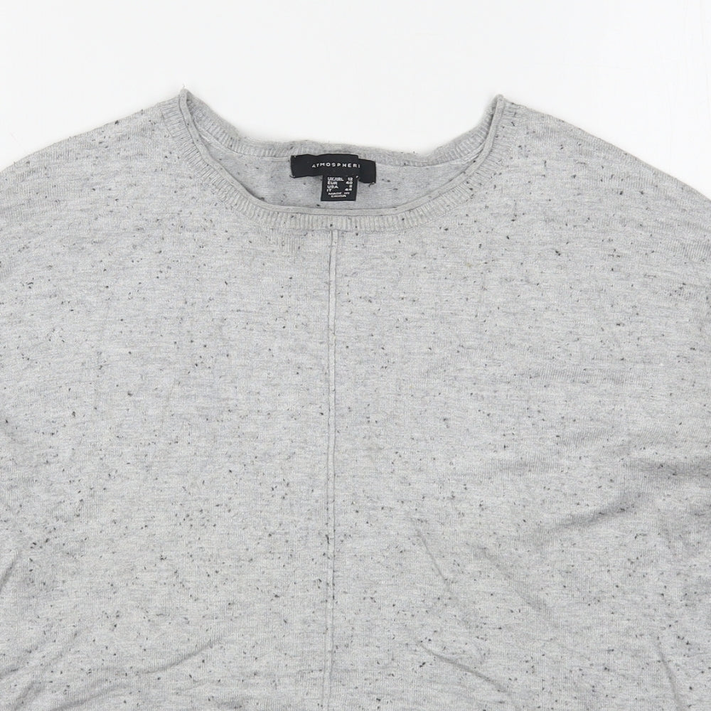 Womens UK Size 12 Atmosphere Grey Pullover Jumper