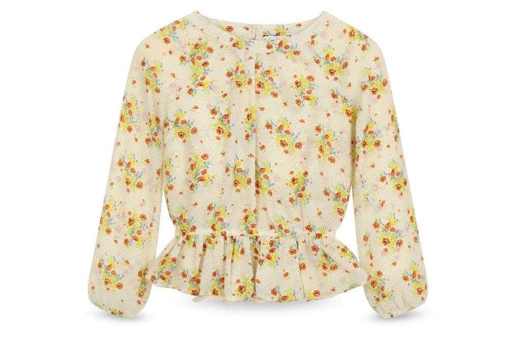Womens UK Size 8 New Look Beige Basic Blouse