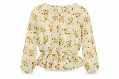 Womens UK Size 8 New Look Beige Basic Blouse