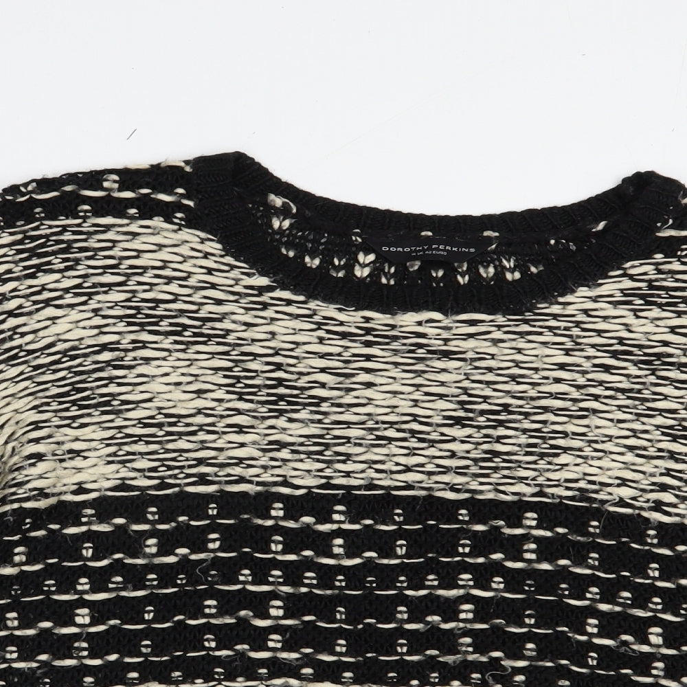 Womens UK Size 14 Dorothy Perkins Black Pullover Jumper