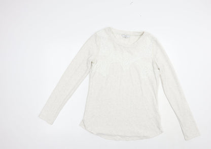Womens UK Size 12 NEXT Ivory Pullover Jumper