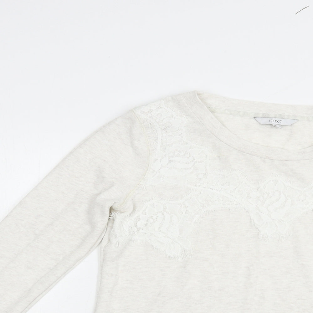 Womens UK Size 12 NEXT Ivory Pullover Jumper