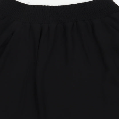 Womens UK Size 10 Dorothy Perkins Black Basic Blouse