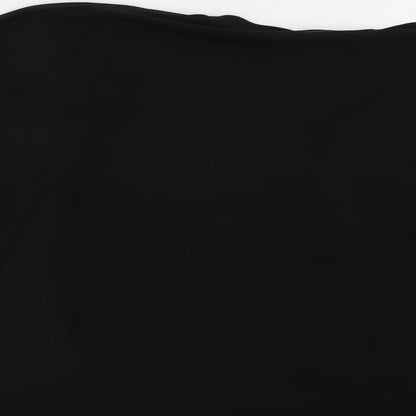 Zara Womens Black  Polyester Basic Blouse Size S V-Neck