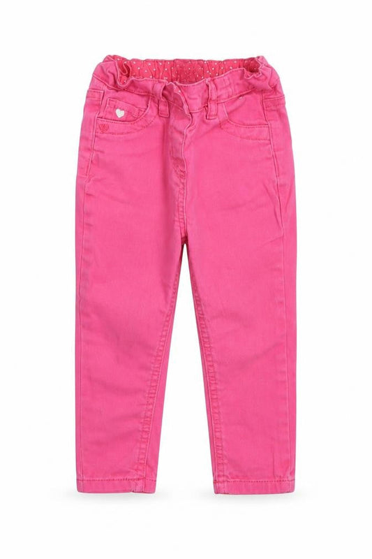 Denim Co. Baby Pink  Cotton Jogger Jeans Size 18-24 Months  Snap