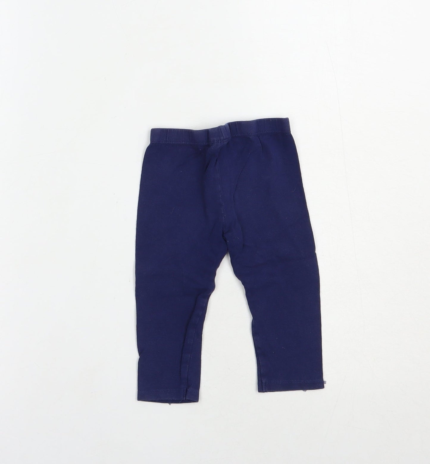 Baby Town Baby Blue  Cotton Jogger Leggings Size 12-18 Months