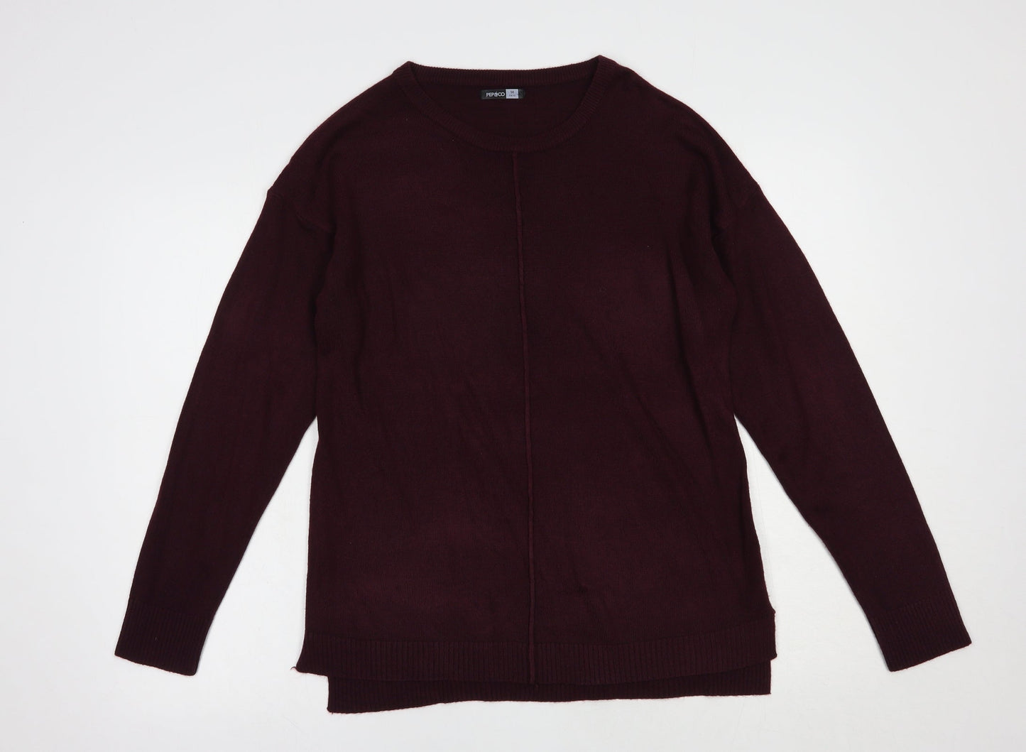 Womens UK Size 14 Pep & Co Purple Pullover Jumper
