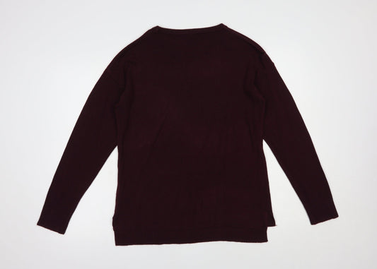 Womens UK Size 14 Pep & Co Purple Pullover Jumper