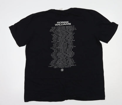 Womens UK Size XL Gildan Black Basic T-Shirt