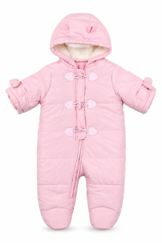 Love by Place Girls Pink  Polyester Babygrow One-Piece Size 3-6 Months