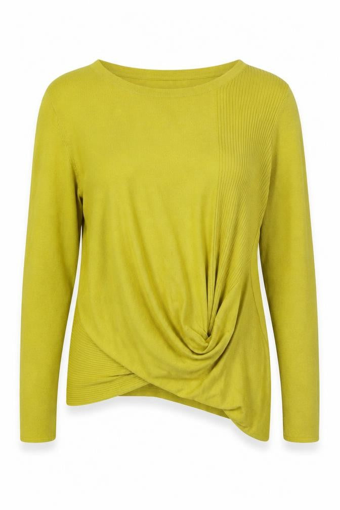 Womens UK Size 12 River Island Yellow Pullover Jumper