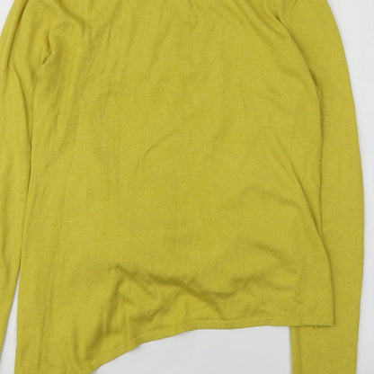 Womens UK Size 12 River Island Yellow Pullover Jumper