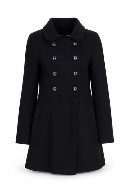 Womens UK Size 10 George Blue Overcoat