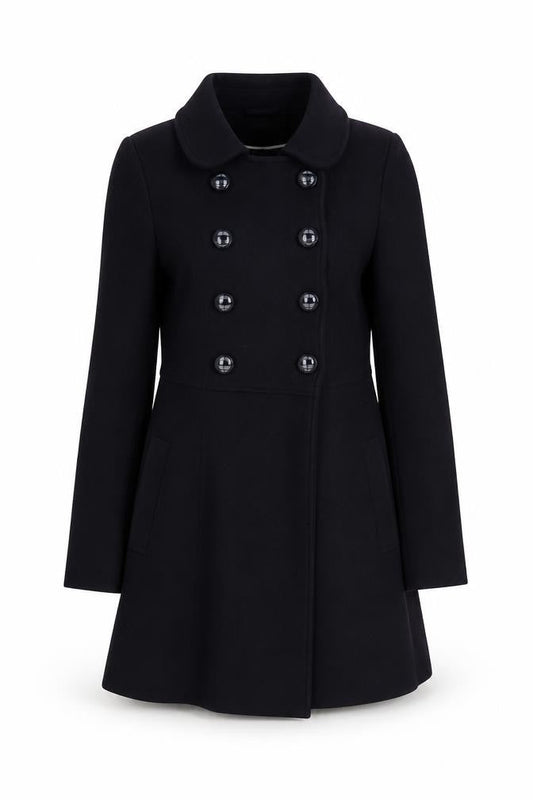 Womens UK Size 10 George Blue Overcoat