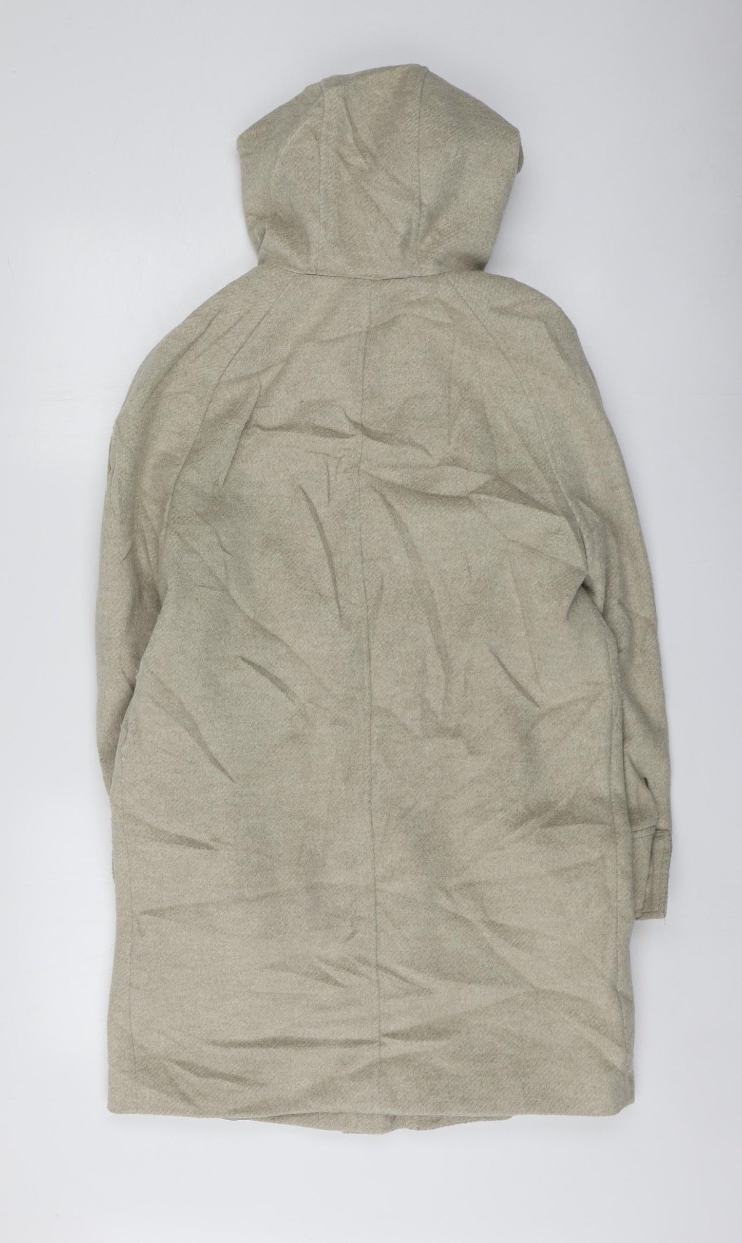 Womens UK Size 8 M&S Beige Pea Coat