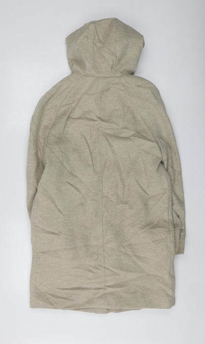 Womens UK Size 8 M&S Beige Pea Coat
