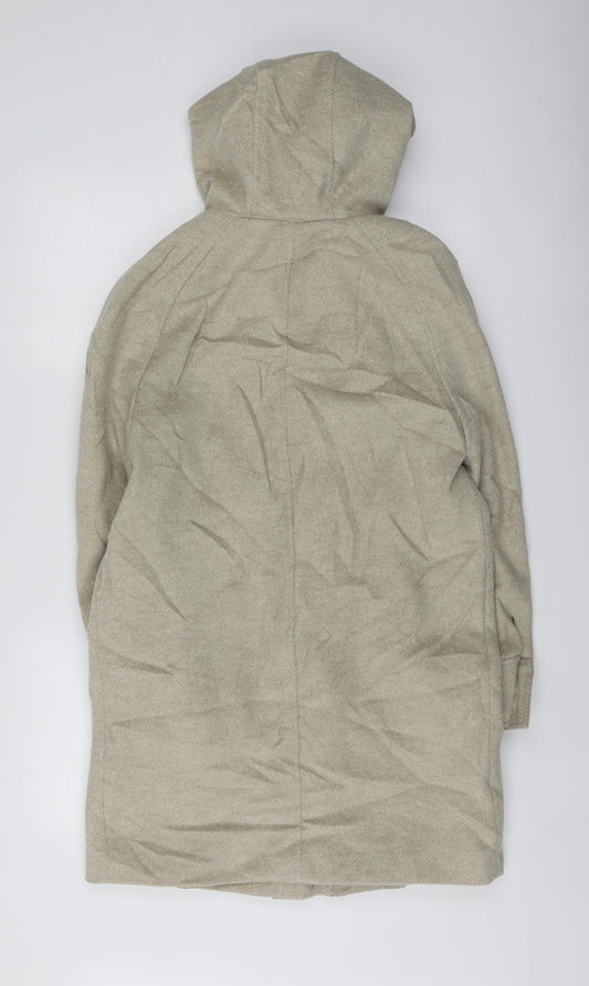 Womens UK Size 8 M&S Beige Pea Coat