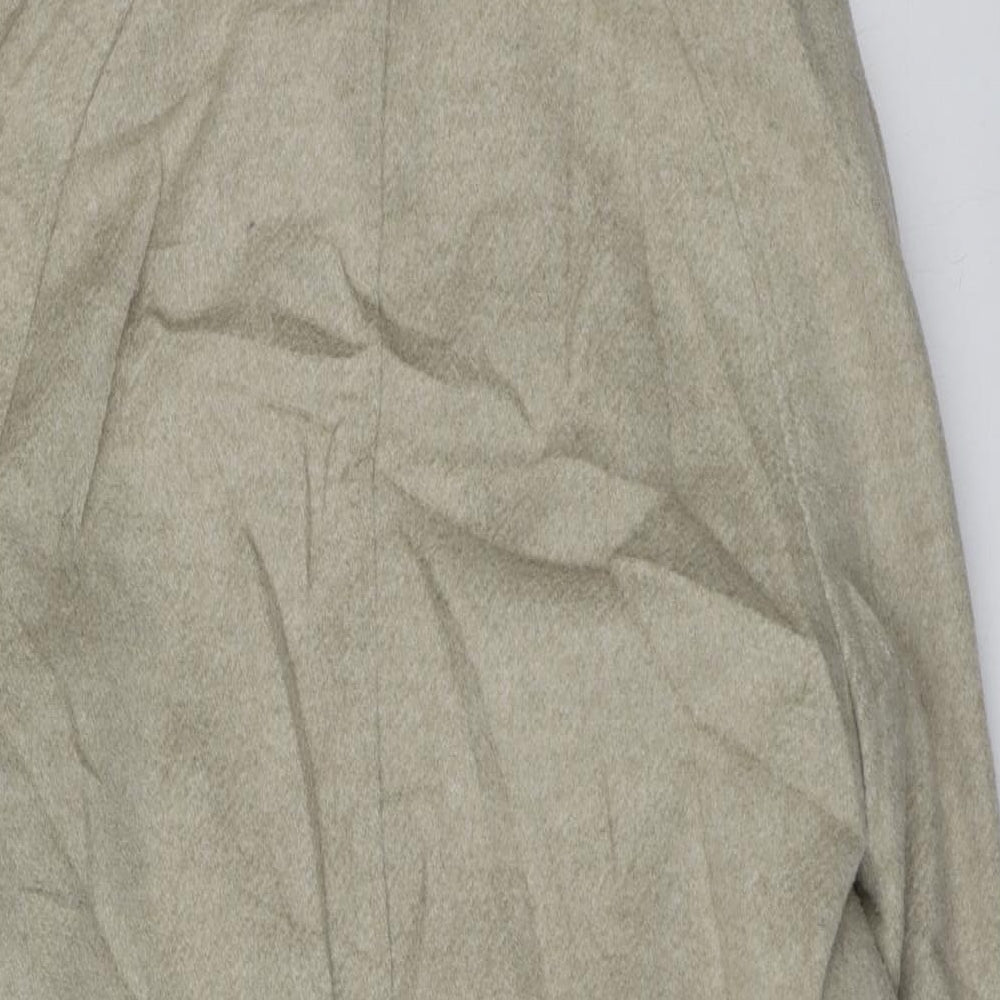 Womens UK Size 8 M&S Beige Pea Coat