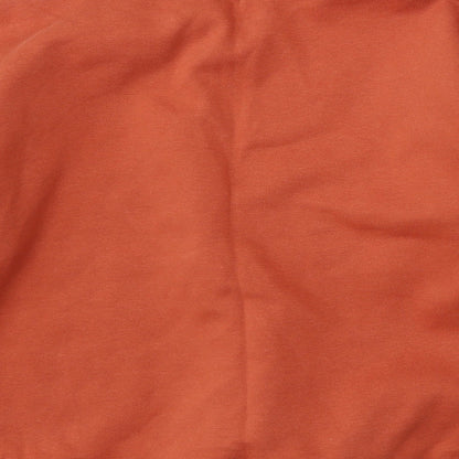 George Girls Orange  Cotton Pullover Hoodie Size 10 Years