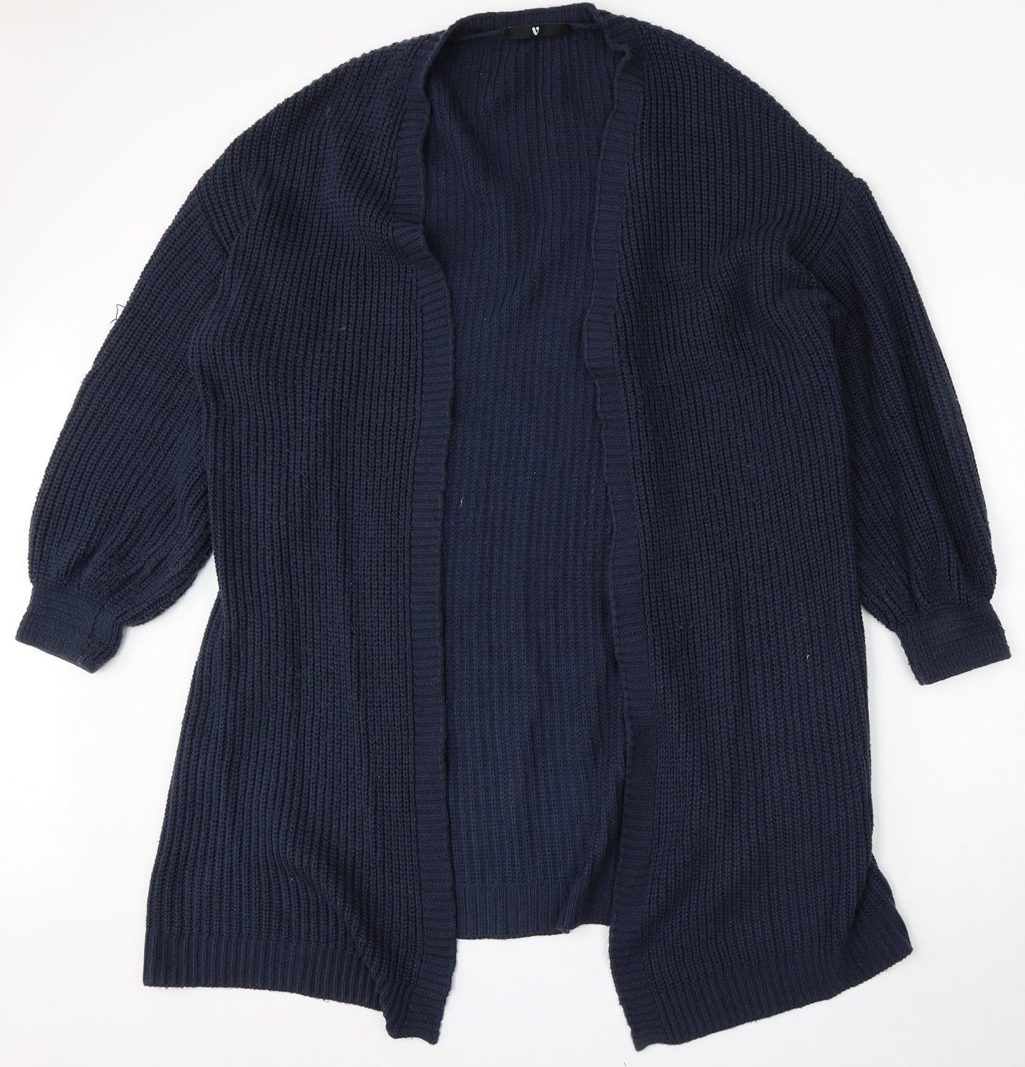 Womens UK Size 14 Very Blue Cardigan Jumper