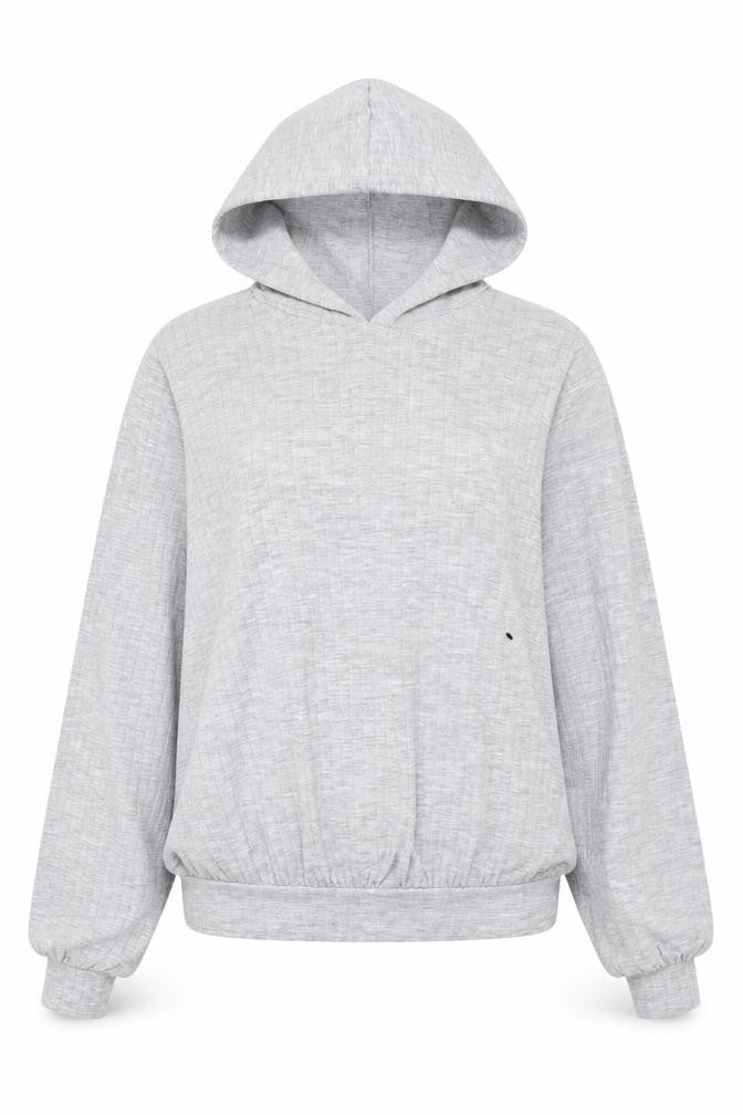 Womens UK Size 8 Boohoo Grey Pullover Hoodie