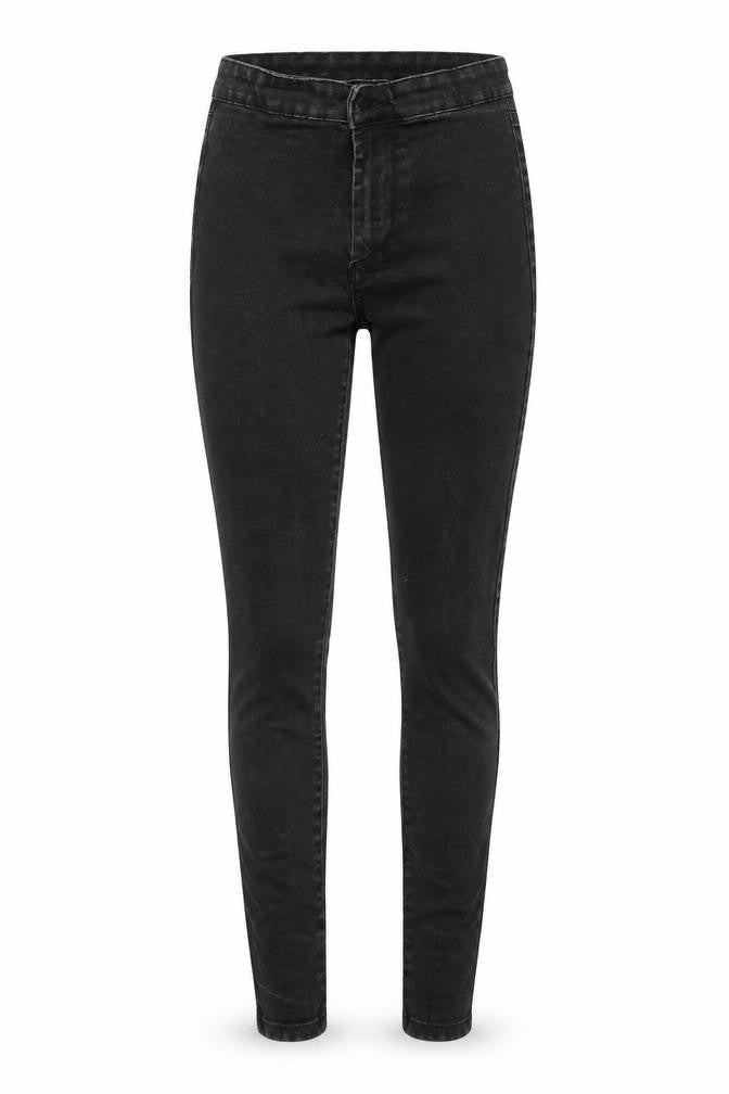 Womens UK Size 8 Denim Co Regular Fit Skinny Black Jeans
