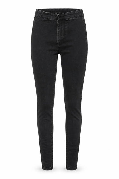 Womens UK Size 8 Denim Co Regular Fit Skinny Black Jeans
