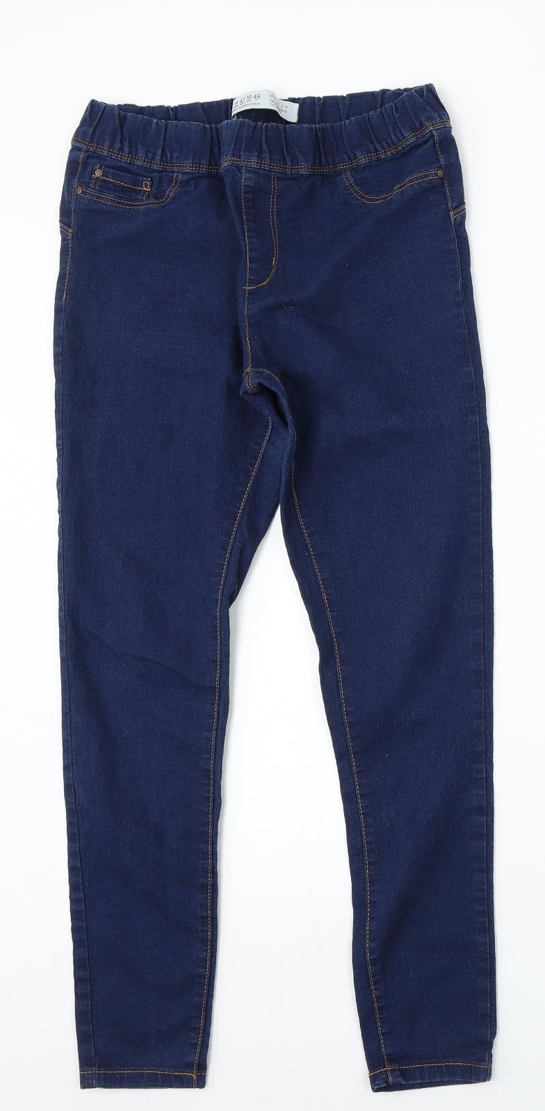 Denim Co Womens Blue  Cotton Skinny Jeans Size 14 L28 in Regular