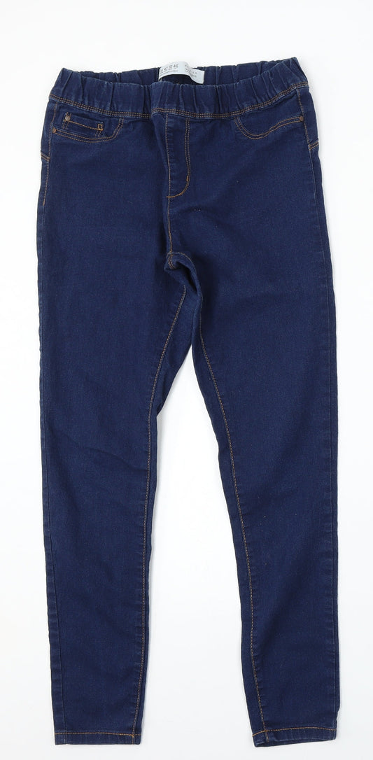 Denim Co Womens Blue  Cotton Skinny Jeans Size 14 L28 in Regular