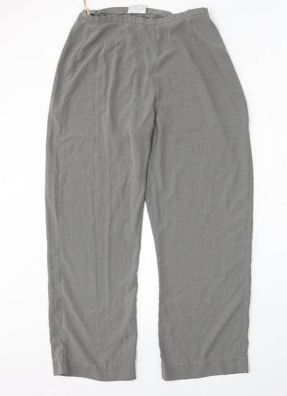 Womens UK Size 14 BHS Regular Fit  Grey Trousers